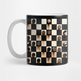 Wooden Chess Board Mug